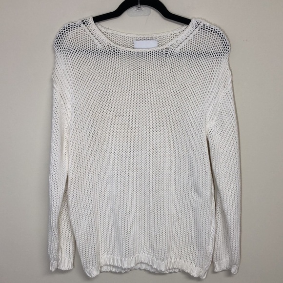 Samsoe & Samsoe Chub LS Sweater Knit White Size Small - Picture 7 of 8